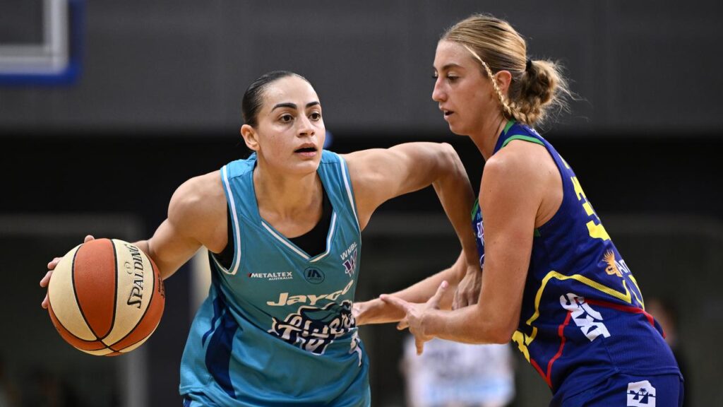 Maddi Rocci is ready to scrap for the Flyers in a grand final qualifier against Townsville.
