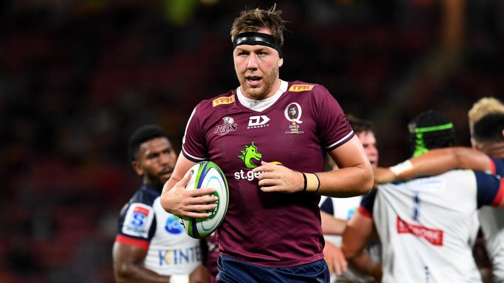 Angus Blyth can expect hostility from his old Reds teammates when he plays against them for NSW.
