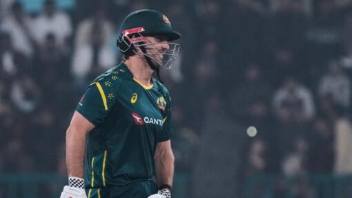 Woeful Australia sent spinning in World Cup warm-up Mitchell Marsh