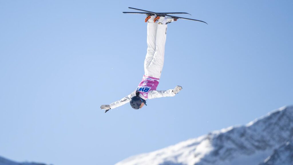 Flying high: Laura Peel is feeling ready ahead of her fourth Winter Olympics.
