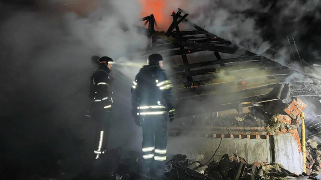 A father and his children were killed and their mother wounded after a drone attack in Bohodukhiv.
