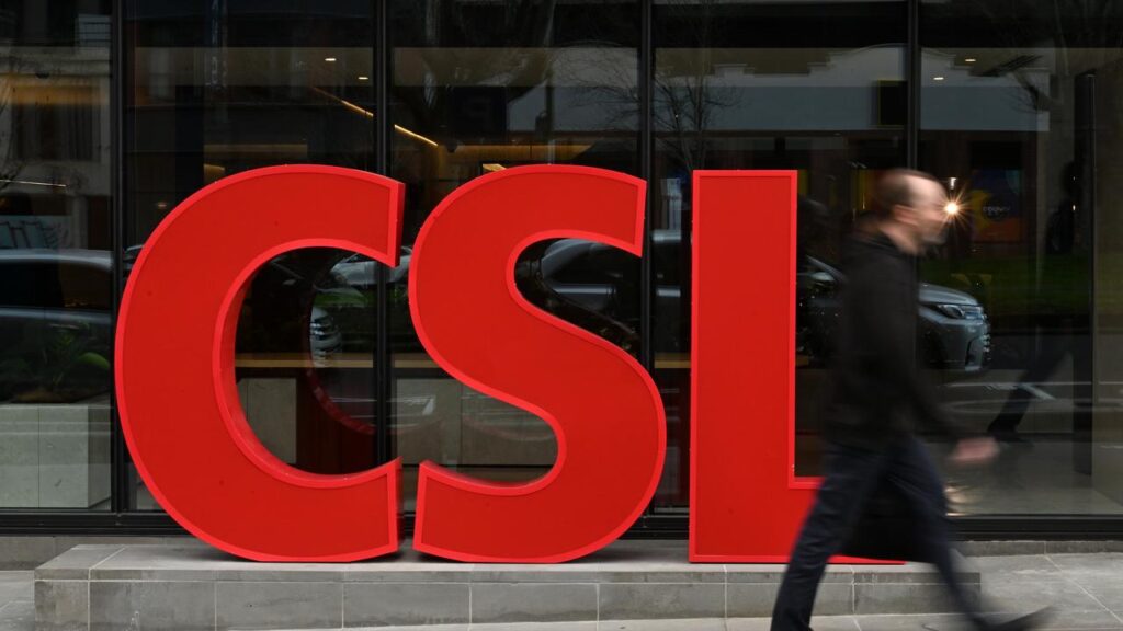 CSL’s underlying result was down seven per cent for the six months ended December 31.
