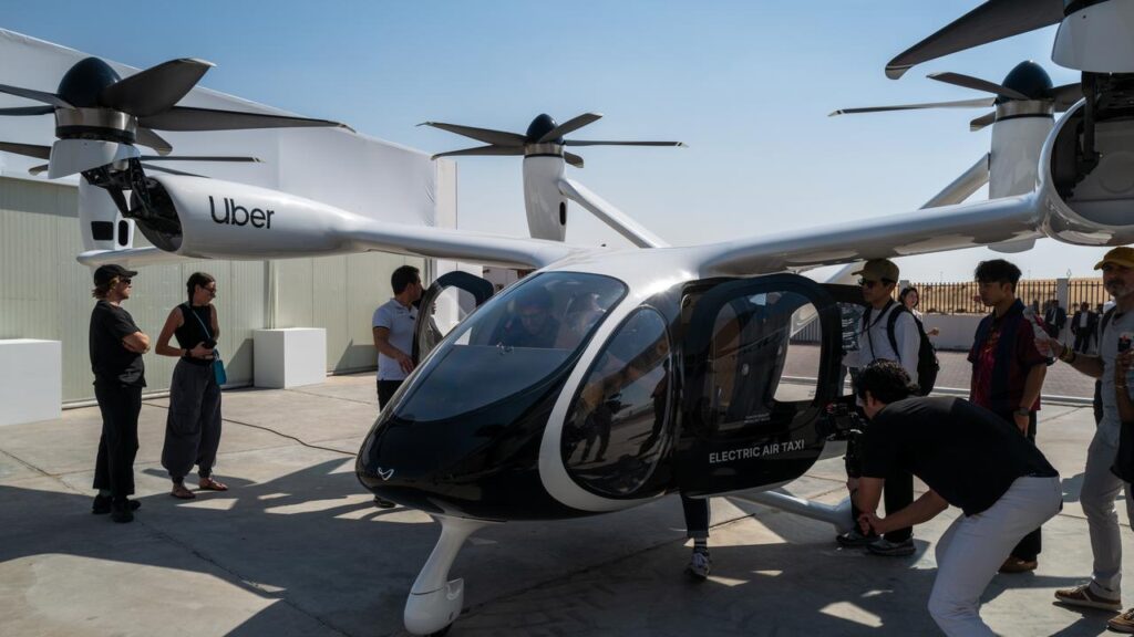 There are plans to launch air taxis in Dubai within months and then internationally.
