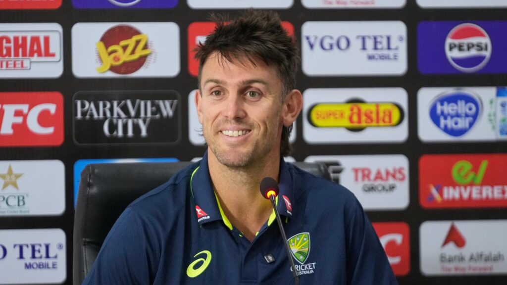 Australia’s T20 captain Mitchell Marsh has offered an upbeat address on his side’s chances.

