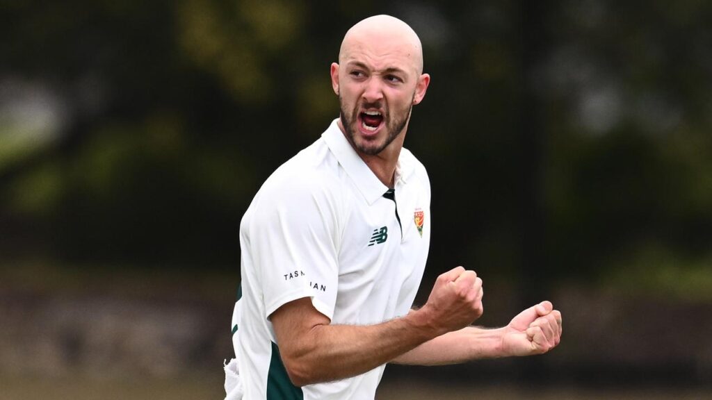 Tasmania quick Gabe Bell has steered the Tigers to a Shield win over WA in Perth.
