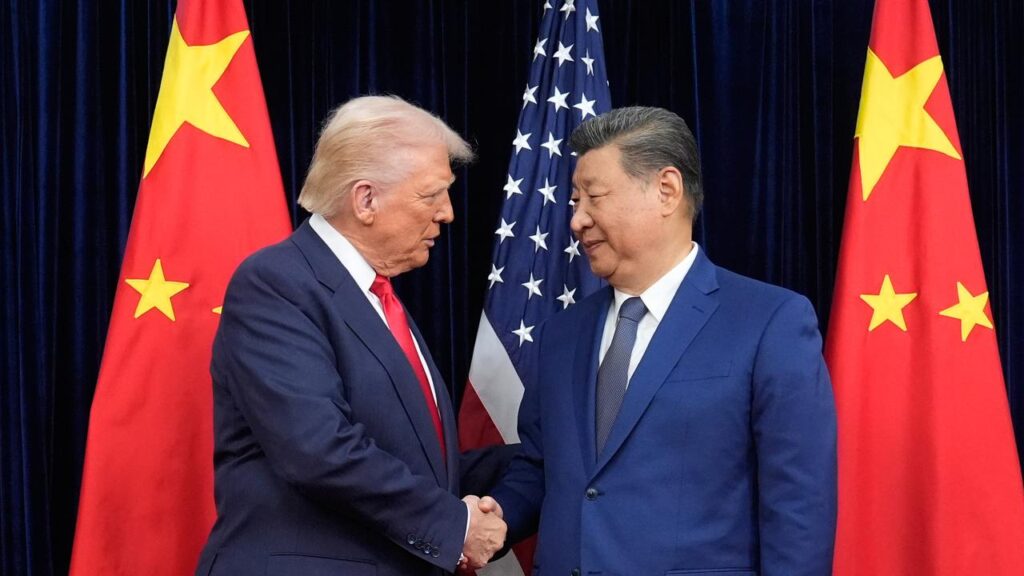 President Donald Trump is set to meet Chinese leader Xi Jinping late next month for talks.
