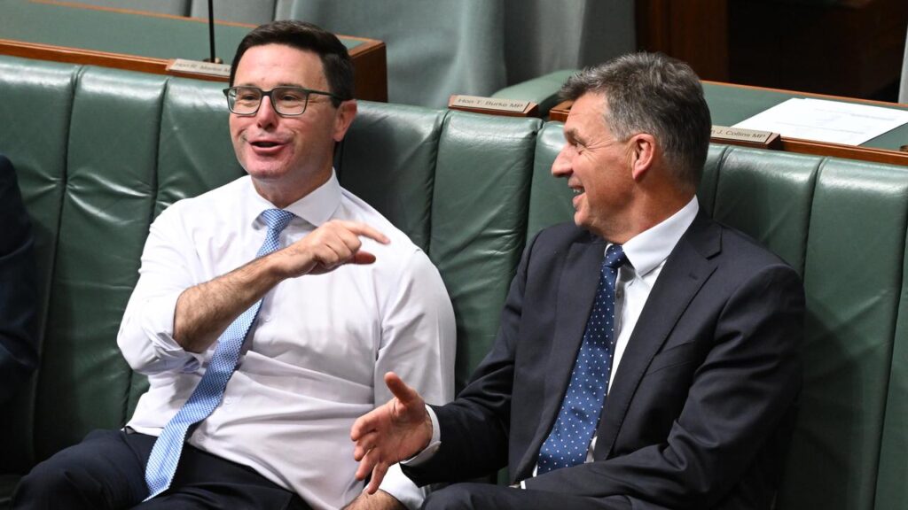 Coalition members suggest leaders David Littleproud and Angus Taylor have got off on the right foot.
