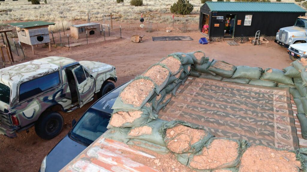 Donald Day built a sniper’s nest for a confrontation with police and told the Trains to do the same.
