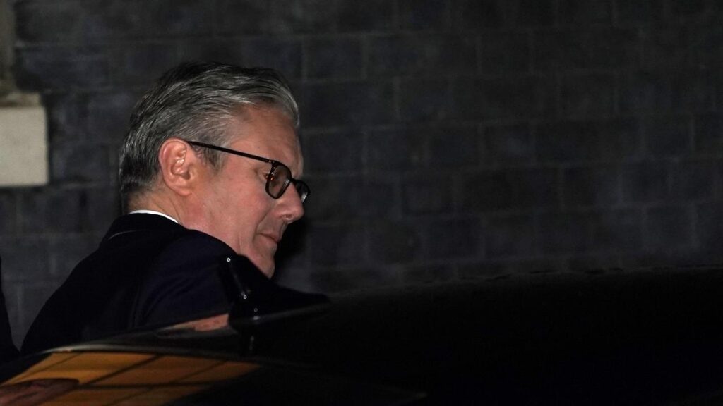 “I will never walk away from the mandate I was given,” Prime Minister Keir Starmer says.
