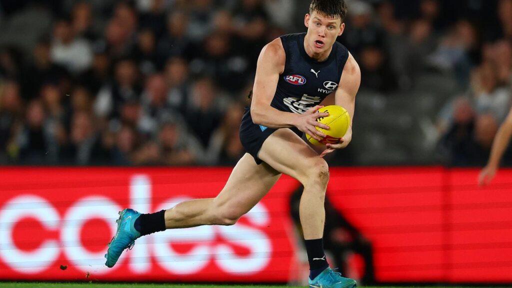 Show of faith: Co-captain Sam Walsh has signed the longest contract in Carlton history.
