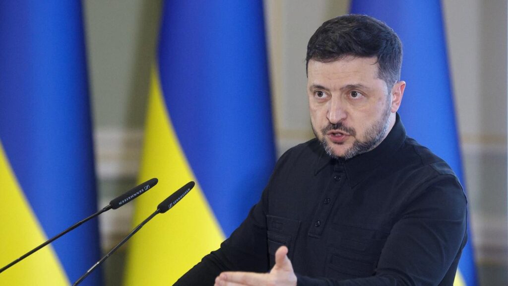 Ukrainian President Volodymyr Zelenskiy expects peace talks with Russia to take place this week.
