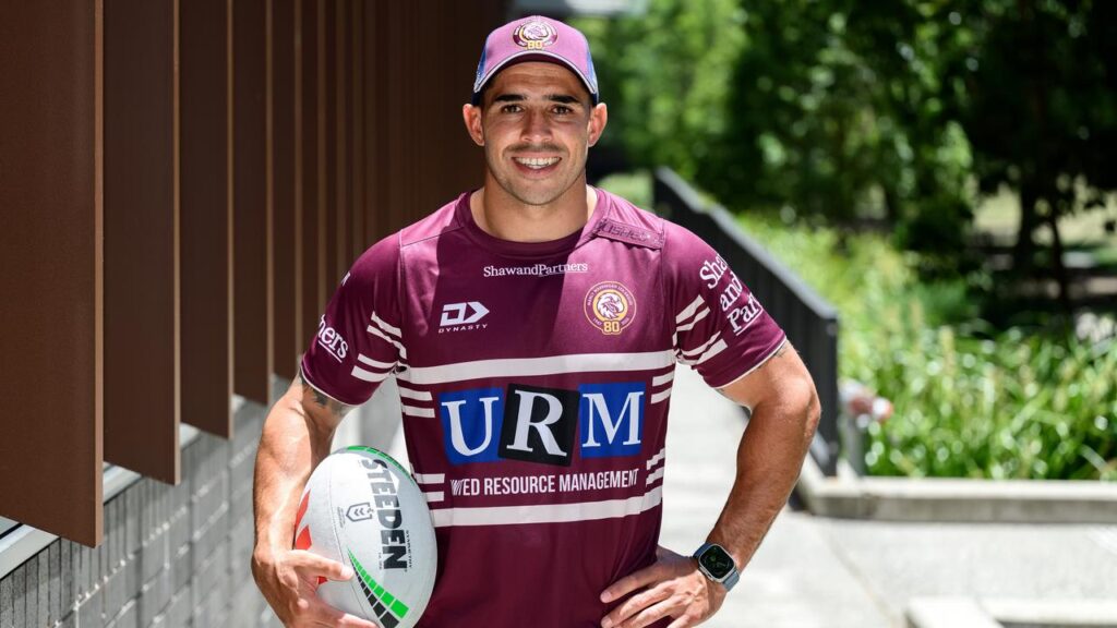It’s all smiles for Jamal Fogarty in Sydney after making a tough call to leave Canberra for Manly.
