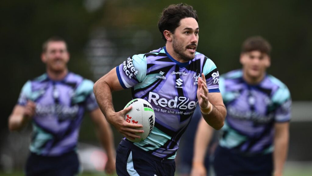 Veteran outside back Nick Meaney will miss the clash with the Cowboys in a big blow for the Storm.
