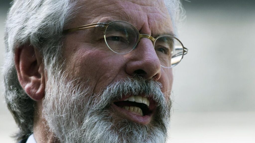 Three men are bringing legal action against the former Sinn Fein president Gerry Adams.
