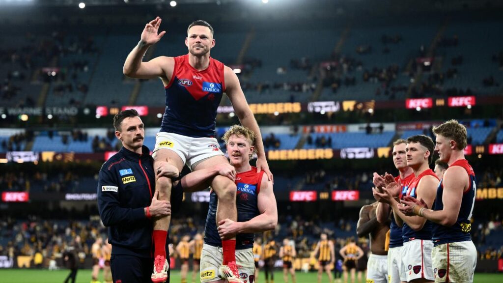Melbourne have wasted little time in announcing Steven May’s replacement on their AFL list for 2026.

