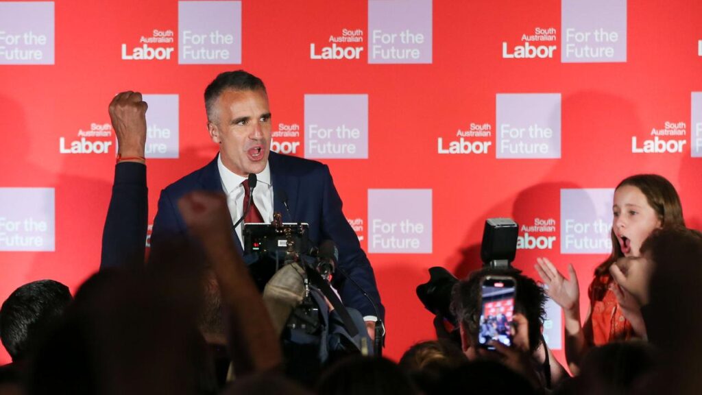 Re-elected SA Premier Peter Malinauskas is preparing to work his “guts out” over the next term.
