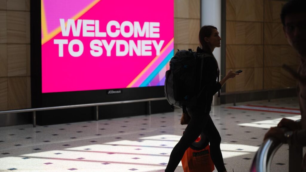 The Middle East conflict has meant fewer international travellers have been jetting into Australia.
