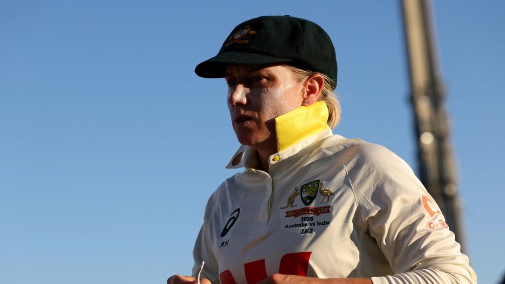 Departing skipper Alyssa Healy will be urged by her team to open in her final Test innings.
