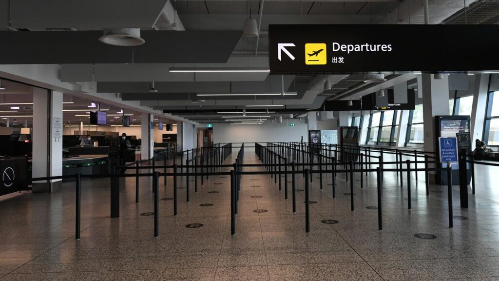 Aussies with travel plans have been urged not to panic and cancel flights through the Middle East.
