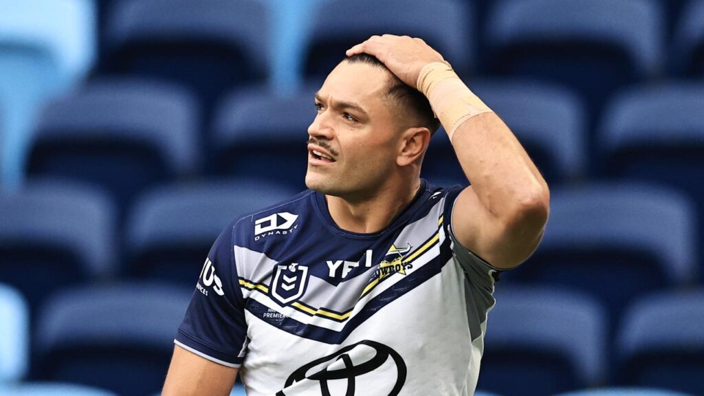 North Queensland’s Braidon Burns is facing a two-game NRL ban.
