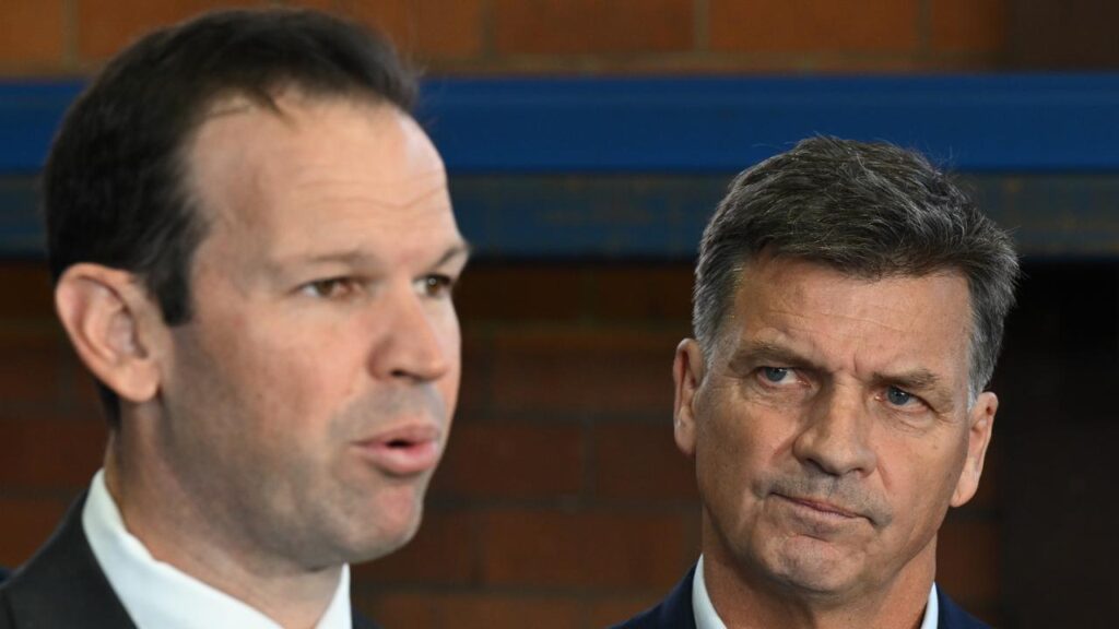 New Nationals leader Matt Canavan and Angus Taylor pledged to work together as a united coalition.

