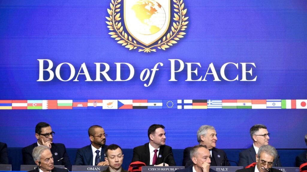 The international Board of Peace body has been tasked with overseeing the Gaza Strip’s future.
