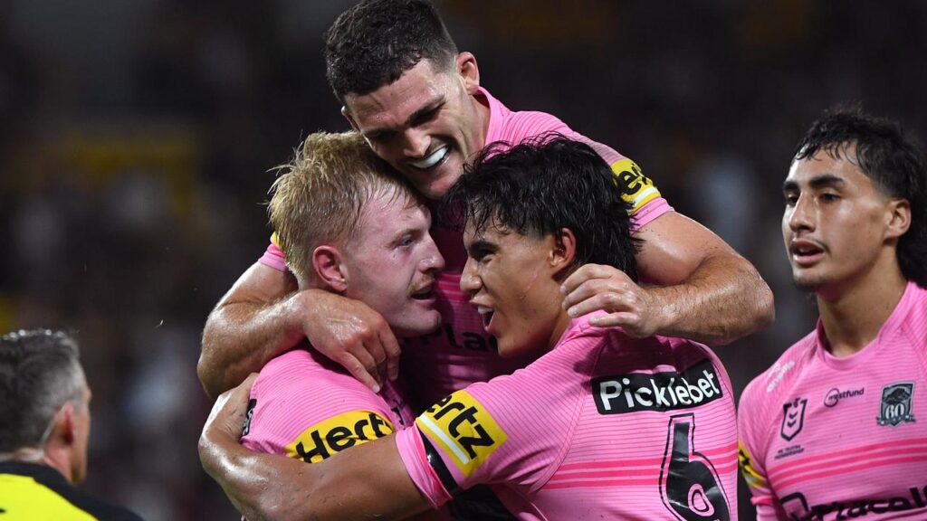 Penrith have had a field day away against reigning premiers Brisbane, winning 26-0.

