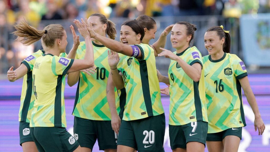 A single Sam Kerr headed goal has earned the Matildas a first-up Asian Cup win over the Philippines.
