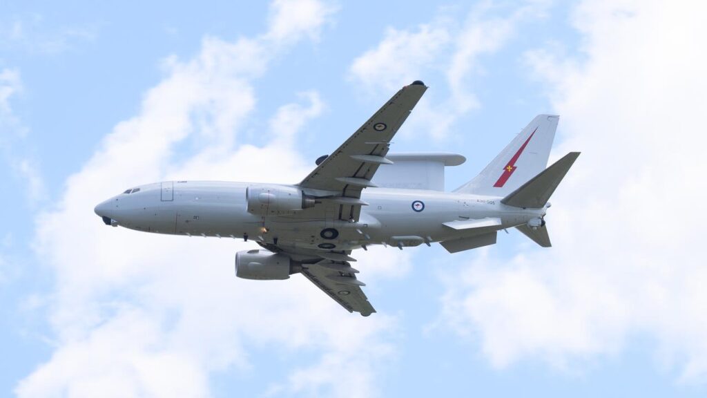 Australia has sent an E-7A Wedgetail military surveillance plane to the UAE.
