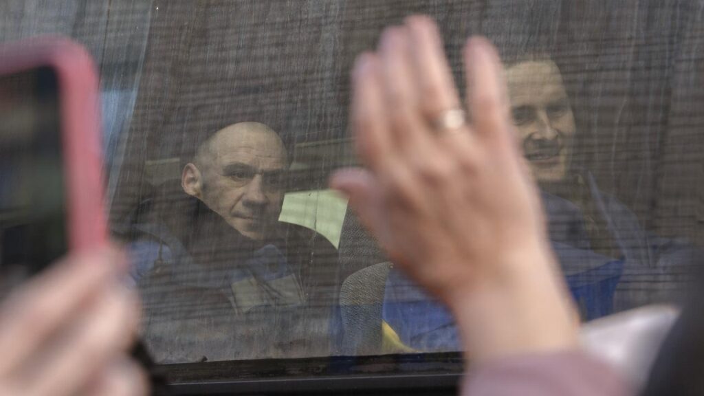 Ukrainian officials say some of the newly released prisoners had been held since 2022.
