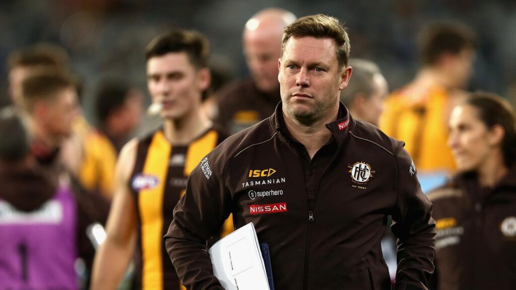 Sam Mitchell will reach 100 games as Hawthorn coach on Easter Monday.
