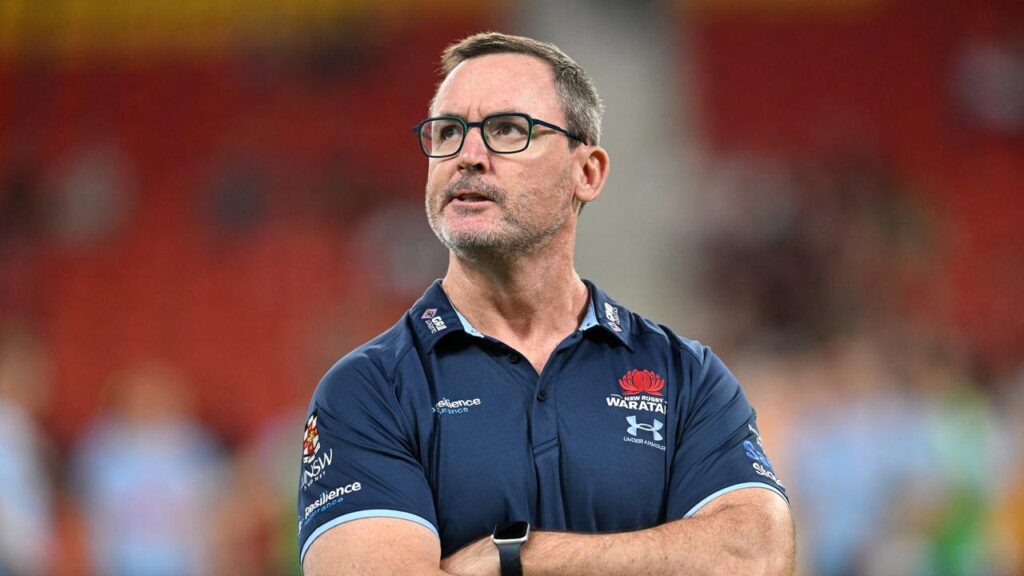 NOT HAPPY DAN: Waratahs coach Dan McKellar is upset a refereeing error could have been avoided.
