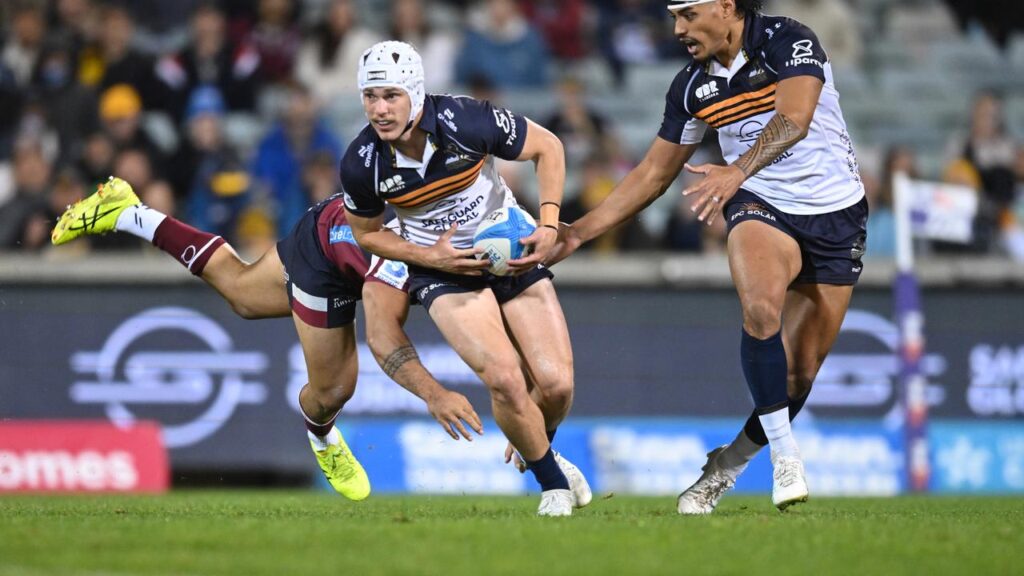 Brumbies playmaker Declan Meredith has guided the side to third spot on the Super Rugby ladder.

