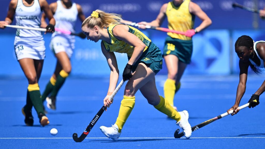 Stephanie Kershaw has been a standout performer in an otherwise battling Hockeyroos outfit in Chile.

