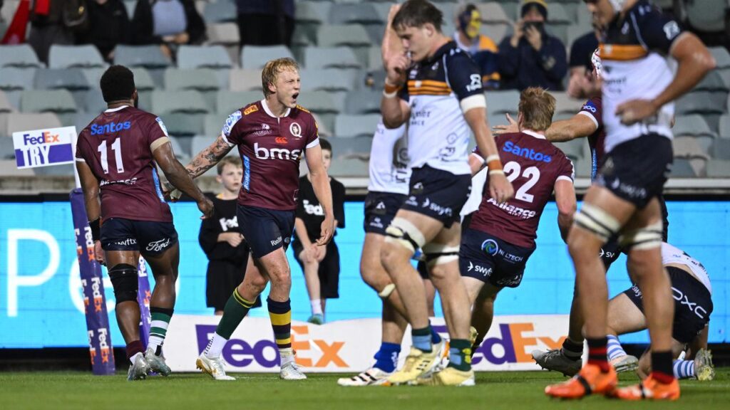 Carter Gordon and the Reds produced a big performance to beat the Brumbies.
