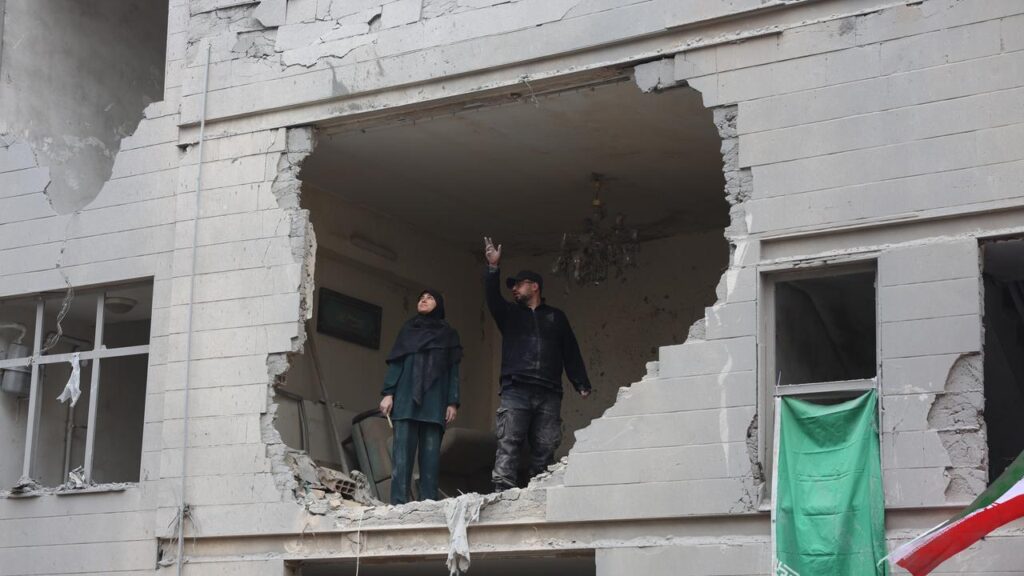 The Israeli military says its air force has carried out more than 400 waves of strikes in Iran.
