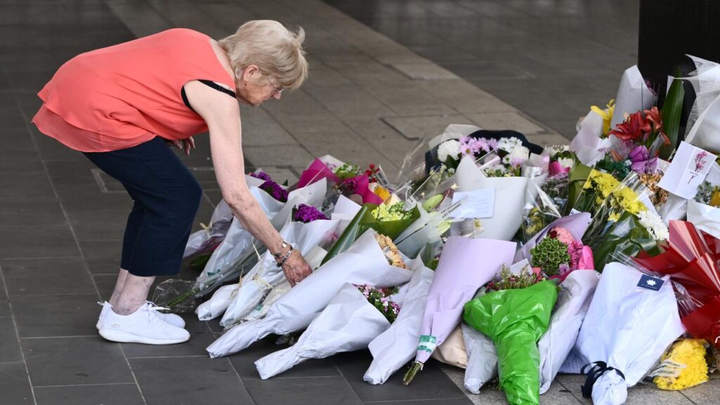 A makeshift memorial to Aidan Becker has been created by locals trying to make sense of his death.
