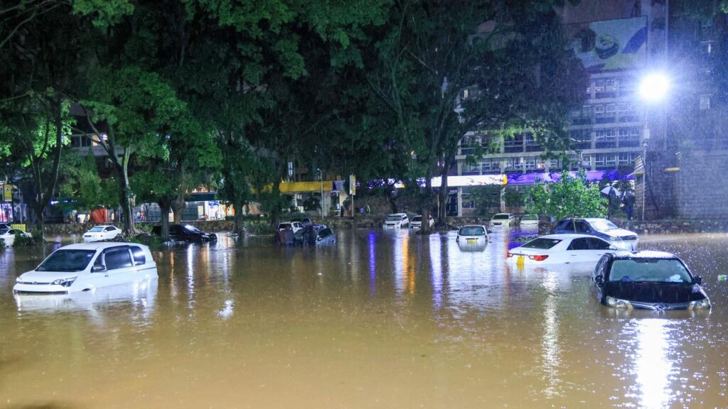 Kenya Airways says heavy rain ​has disrupted flights to Nairobi and some have diverted to Mombasa.
