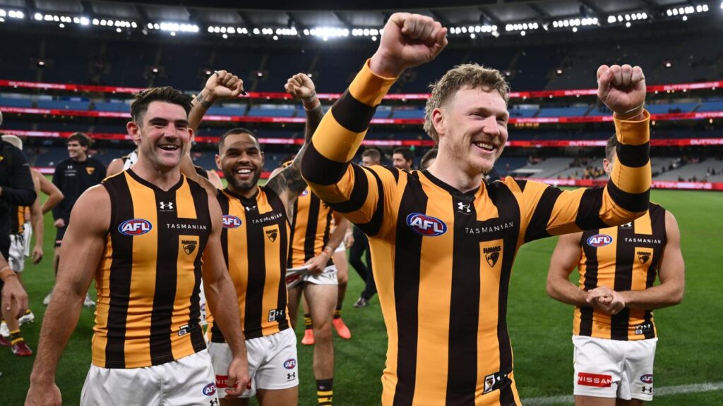 Hawthorn will be aiming to back up their thumping win over Essendon when they face unbeaten Sydney.
