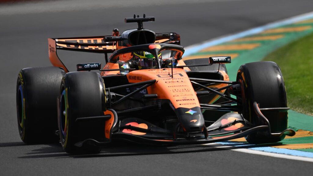 Oscar Piastri has finished sixth after the opening practice session at his home F1 GP in Melbourne.
