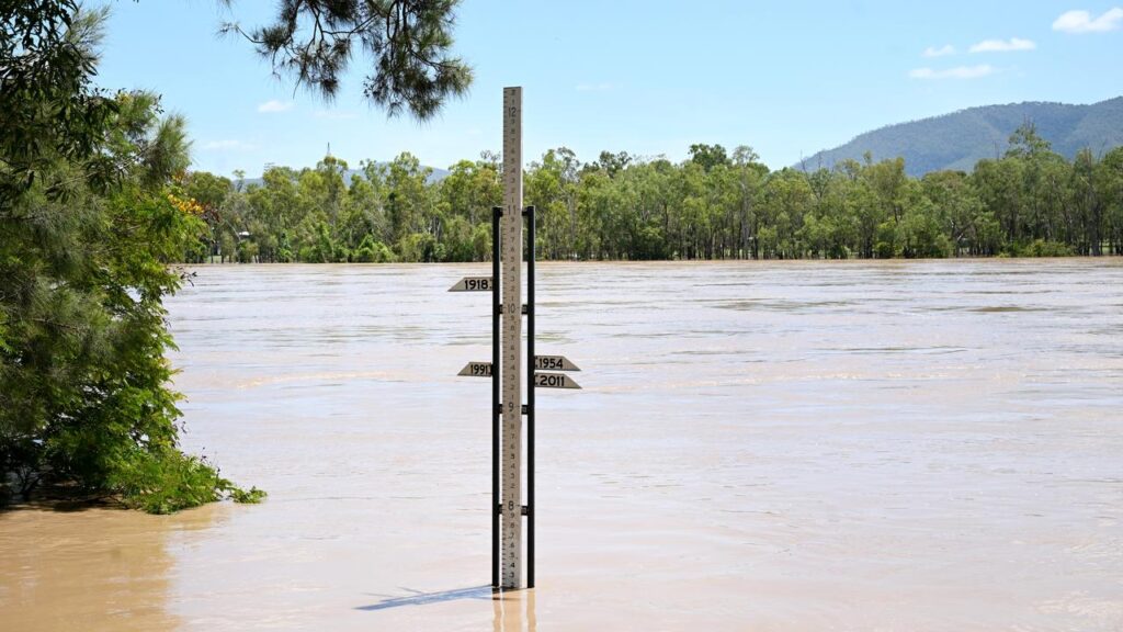 As the Top End cops a drenching, almost all of Queensland’s coastline is under flood alert.

