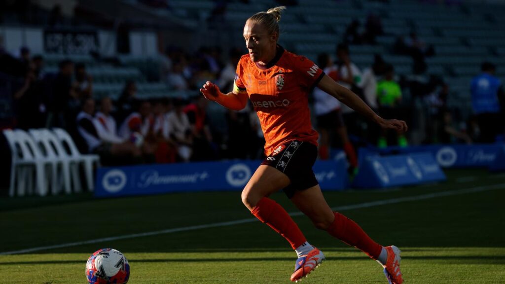 Matildas veteran Tameka Yallop capped Brisbane’s big win over Perth with a lovely late goal. 

