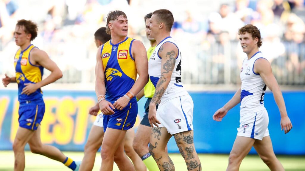 Harley Reid kept his cool and played a big role in West Coast’s win over the Kangaroos.
