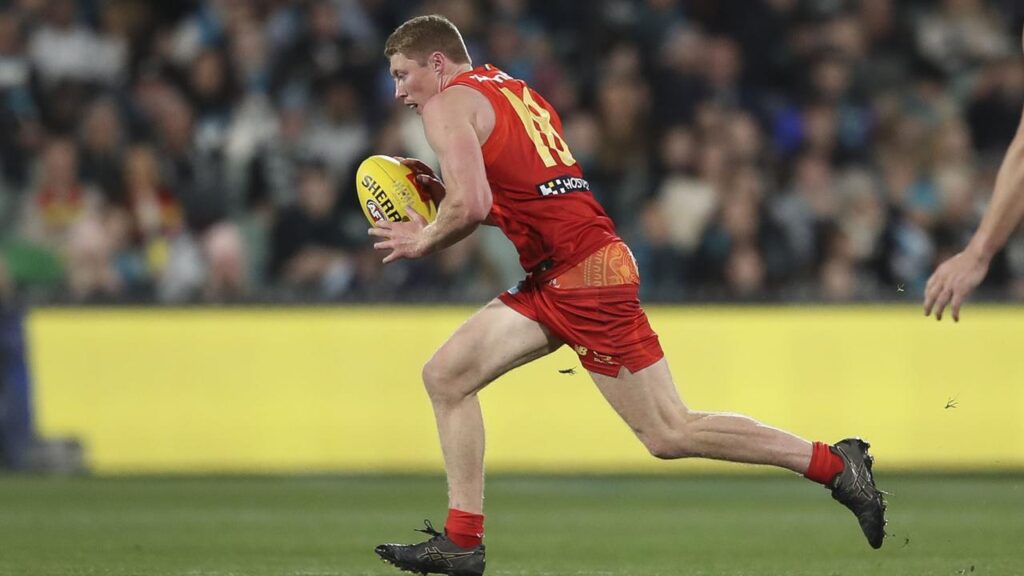Gold Coast fans will have to wait longer to see star Matt Rowell return to action.
