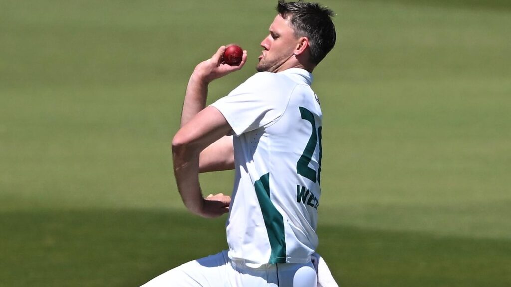 Allrounder Beau Webster took 4-53 to fire Tasmania to victory over Queensland.

