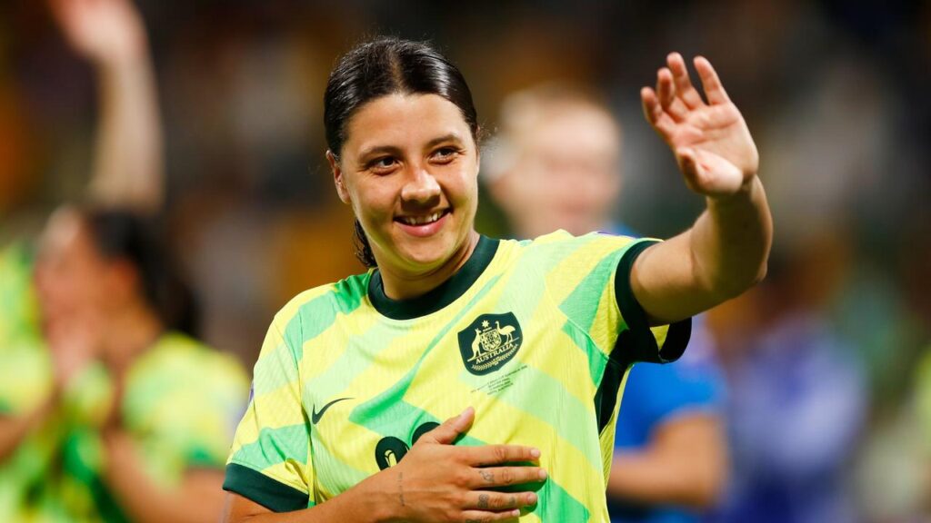 Sam Kerr is regaining all her old confidence after another Asian Cup goal for the Matildas.
