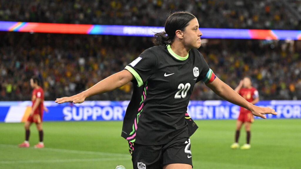 Sam Kerr’s goal has lifted Australia past China and into the final of the Women’s Asian Cup.
