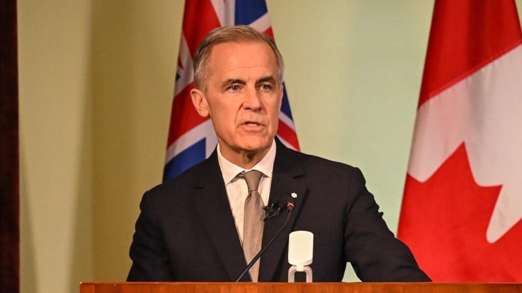 Canadian leader Mark Carney’s address to federal parliament is expected to touch on the Mideast war.
