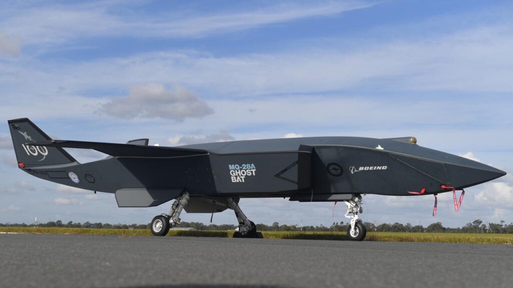 The Ghost Bat drone is the first combat aircraft to be designed and made in Australia in 50 years.
