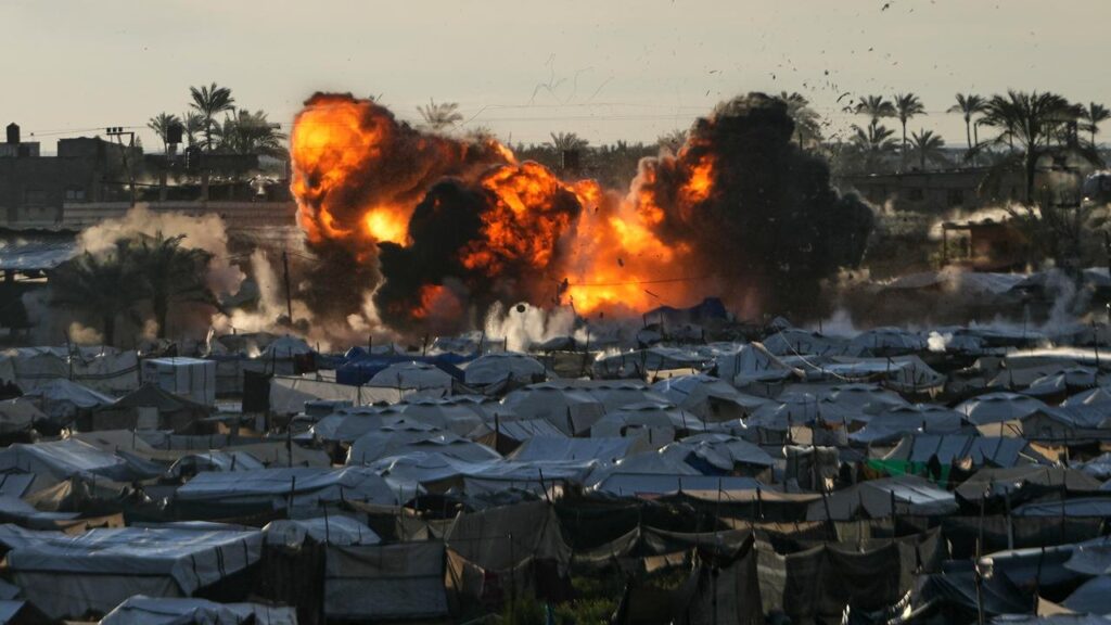 Israel says it is striking targets in Gaza to remove the threat to its troops operating in the area.
